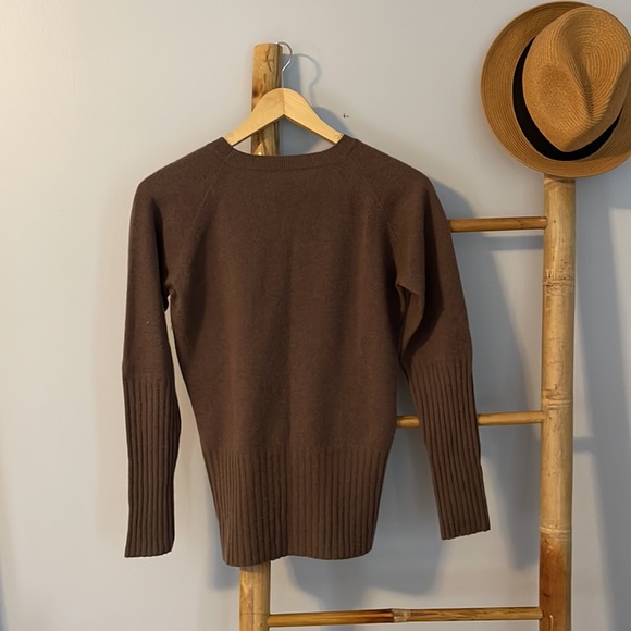 Agnona Cashmere Taupe Sweater - Picture 6 of 6